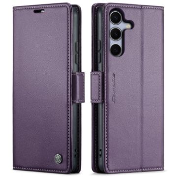Samsung Galaxy S25 5G CaseMe 023 Butterfly Buckle RFID Leather Case - 1