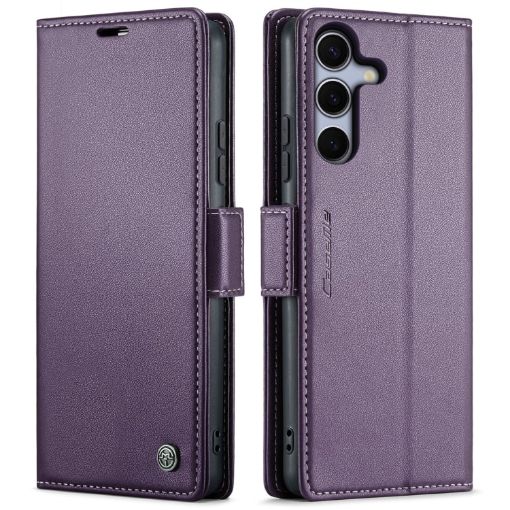 Samsung Galaxy S25 5G CaseMe 023 Butterfly Buckle RFID Leather Case - 1