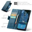 Samsung Galaxy A36 CaseMe 023 Butterfly Buckle RFID Leather Case Blue - 2