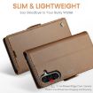 Samsung Galaxy A36 CaseMe 023 Leather Phone Case Brown RFID Anti-theft - 3