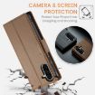 Samsung Galaxy A36 CaseMe 023 Leather Phone Case Brown RFID Anti-theft - 4
