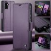 Samsung Galaxy A56 CaseMe 023 Butterfly Buckle Leather Case Purple - 8