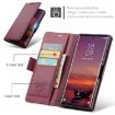 Samsung Galaxy S25 Ultra 5G CaseMe 023 Red Leather RFID Phone Case - 2