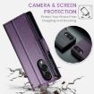 Samsung Galaxy S25 Edge 5G CaseMe 023 Butterfly Leather Case Purple - 4