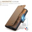 Galaxy Z Fold7 CaseMe 023 Butterfly Buckle RFID Leather Case (Brown) - 8