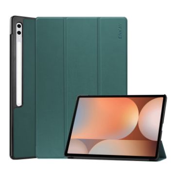 ENKAY Tri-fold Case for Samsung Galaxy Tab S10+/S9+/S9 FE+ with Pen Slot - 1