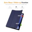 Samsung Galaxy Tab S10+/S9+/S9 FE+ Light Blue Tri-fold Case with Pen Slot - 2