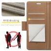 OPPO Reno12 5G CaseMe 023 Brown Leather RFID Anti-theft Phone Case - 4