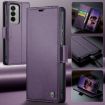 OPPO Reno12 Pro 5G CaseMe 023 Butterfly Buckle RFID Leather Case Purple - 2