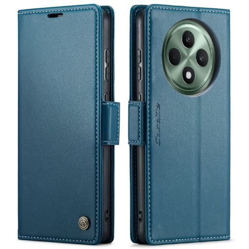 OPPO Reno12 F/12 FS 5G CaseMe 023 Butterfly Buckle Leather Case Blue - 1