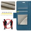 OPPO Reno12 F/12 FS 5G CaseMe 023 Butterfly Buckle Leather Case Blue - 4
