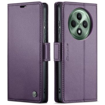OPPO Reno12 F/12 FS 5G CaseMe 023 Butterfly Leather Phone Case Purple - 1