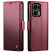 OPPO Reno13 CaseMe 023 Red Butterfly Buckle RFID Leather Phone Case - 1