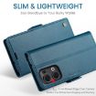 OPPO Reno13 CaseMe 023 Blue Butterfly Buckle RFID Leather Phone Case - 3