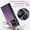 OPPO Reno13 CaseMe 023 Purple Leather Phone Case with RFID & Butterfly Buckle - 4