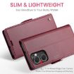 OPPO Reno13 F 4G/5G CaseMe 023 Red Butterfly Leather Phone Case - 3