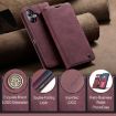 Samsung Galaxy A06 CaseMe 013 Red Leather Flip Phone Case - 6