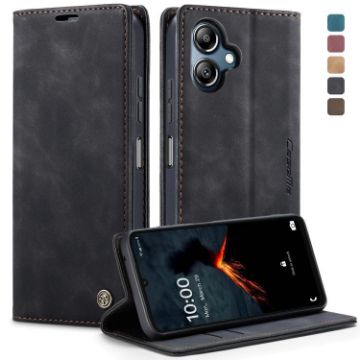 Samsung Galaxy A06 CaseMe 013 Flip Leather Phone Case - Black - 1