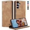 Samsung Galaxy S25 5G CaseMe 013 Flip Leather Phone Case Brown - 1