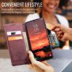 Samsung Galaxy S25 5G CaseMe 013 Red Leather Flip Phone Case - 8
