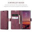 Samsung Galaxy S25 Ultra 5G CaseMe 013 Red Leather Flip Phone Case - 2