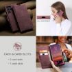 Samsung Galaxy S25 Ultra 5G CaseMe 013 Red Leather Flip Phone Case - 5