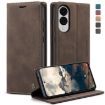 Samsung Galaxy S25 Edge 5G CaseMe 013 Flip Leather Case (Coffee) - 1