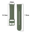 Redmi Watch 5 Active Black Silicone Band - Pure Color Buckle Strap - 8