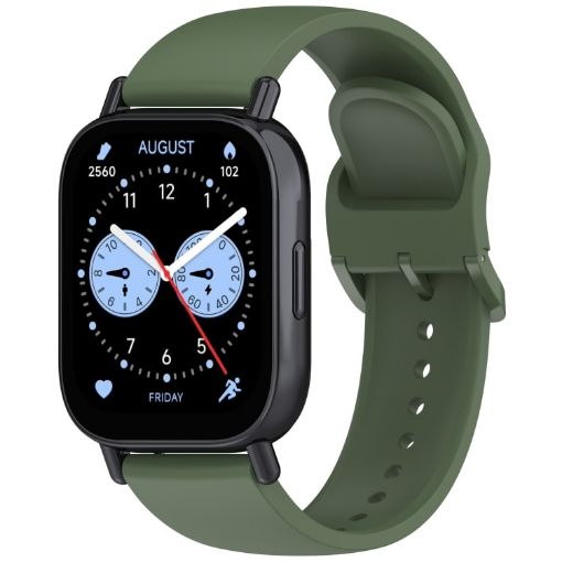 Redmi Watch 5 Lite Dark Green Silicone Band - Pure Color Buckle - 1