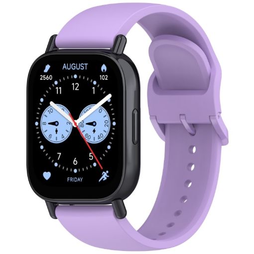 Redmi Watch 5 Lite Silicone Band - Purple Color Buckle Replacement Strap - 1