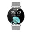 KM88 Smart Watch, 1.32" Color Screen, Bluetooth Call, Health Monitor, Silver - 2