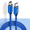 ENKAY ENK-CB169 USB C to Mini USB 2.0 Cable, 1m, Blue Charging Cord - 1