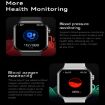 KL08 Smart Watch, 2.04" Color Screen, Bluetooth Call, Silicone Strap, Blue - 9