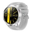 EX100 Smart Watch 1.95" Color Screen, Bluetooth Call, Health Monitor Silver - 1