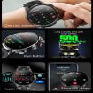 EX100 Smart Watch 1.95" Color Screen, Bluetooth Call, Health Monitor Silver - 5