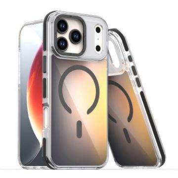 iPhone 17 Pro Dual-Color Gradient MagSafe Case - Black - 1