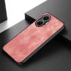 Redmi Turbo 4 Pro Vintage Leather PC Back Cover Case - Pink - 3