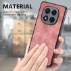 Redmi Turbo 4 Pro Vintage Leather PC Back Cover Case - Black - 4