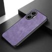 Redmi Turbo 4 Pro Vintage Leather PC Back Cover Case - Purple - 3