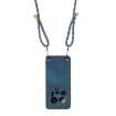 Xiaomi 15 Ultra Vintage Leather Phone Case with Crossbody Strap - Blue - 3
