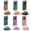 Xiaomi 15 Ultra Vintage Leather Phone Case with Crossbody Strap - Blue - 5