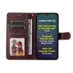 Samsung Galaxy M56 ENKAY Brown Leather Wallet Case with Screen Film - 3