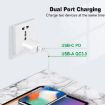30W USB-C/Type-C + USB-A Charger, Multi Protocol, EU Plug, Black - 4