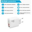 PD31 30W USB-C/Type-C + USB-A Charger, Multi Protocol, EU Plug, White - 5