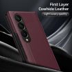 Samsung Galaxy Z Fold3 5G Leather Case with Card Slot - Red - 2