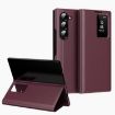 Samsung Galaxy Z Fold6 5G Leather Case with Card Slot - Red - 1