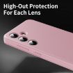 Samsung Galaxy A55 Pink Leather Phone Case with Card Slot & Smart View - 5