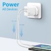 NORTHJO NOPD3002 30W USB-C PD + QC3.0 Dual Port Fast Charger UK Plug - 2