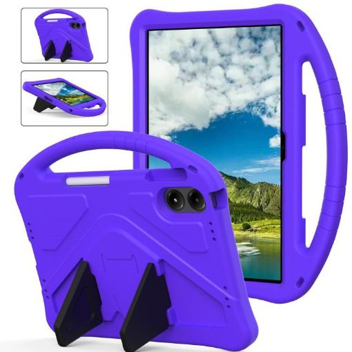 Onn. 12.1 Tablet Pro 2024 EVA Shockproof Case with Holder - Purple - 1
