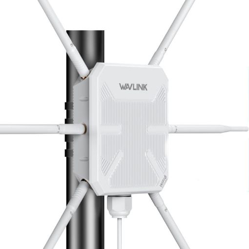 WAVLINK WN588HX3 AX3000 Outdoor WiFi Extender, 6 Antennas, UK Plug - 1